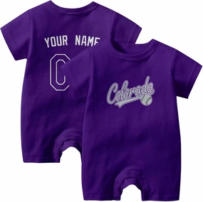 KREDE Baby Clothes Unisex Bodysuit Rompers Custom Name Number for Baby Boys