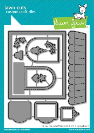Lawn Fawn LF3434 Ta-Da! Diorama! Shop Add-On Dies