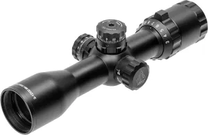 Leapers UTG 1" BugBuster 3-12X32 Scope, Side AO, Mil-dot, QD Rings (SCP-M312AOWQ)