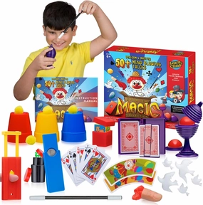 Learn & Climb Beginner Magic Kit for Kids Ages 4-8: Perform 50  Amazing Tricks