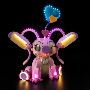 LED Light Kit Compatible with Leg0 43257, Upgraded Lilo & Stitch Angel,Express Train Models Set Lighting Accessories (No Model)