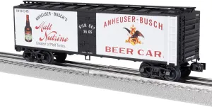 Lionel Anheuser-Busch Budweiser Woodside O Gauge Model Train Reefer Number 3605
