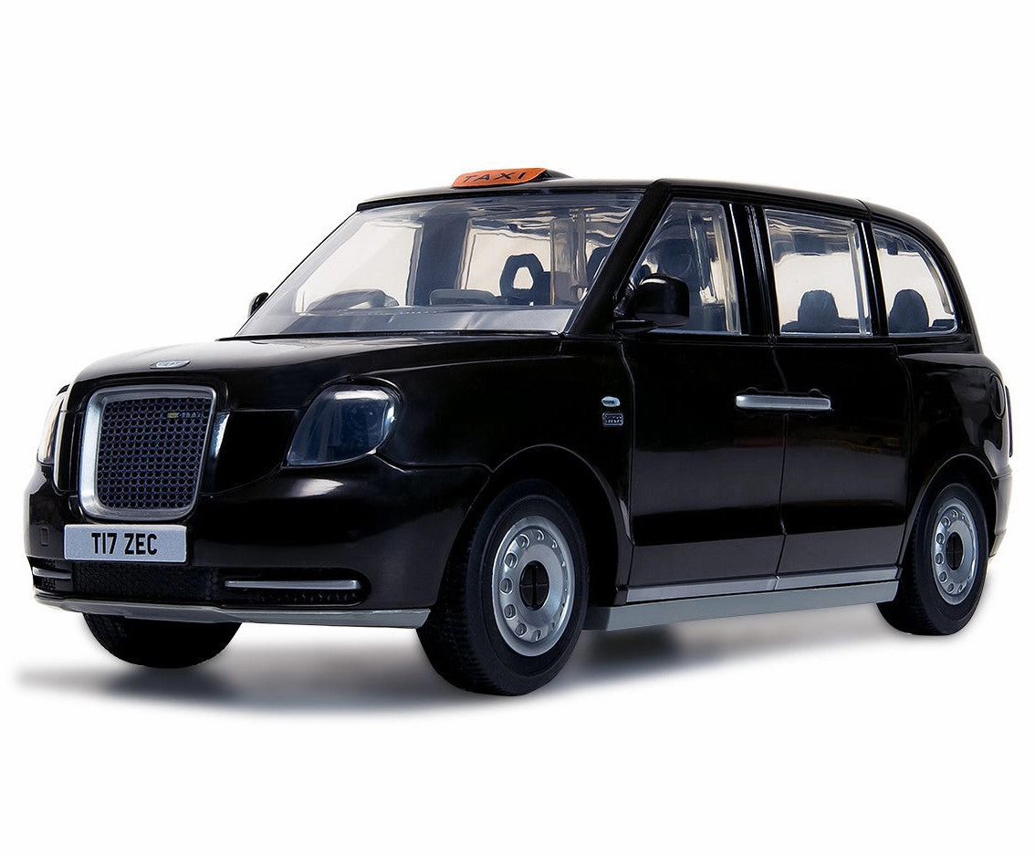 London Taxi LEVC TX Black Snap Together Painted Skill 1 Plastic Model Car Kit by Airfix Quickbuild