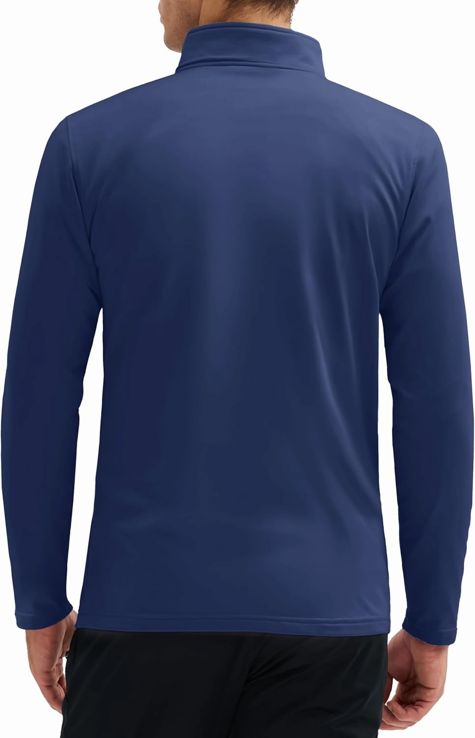 MAGCOMSEN Quarter Zip Pullover Men 1/4 Zip Golf Jacket Fleece Lined Water Resistant Sweatshirt 2 Zipper Pockets Winter