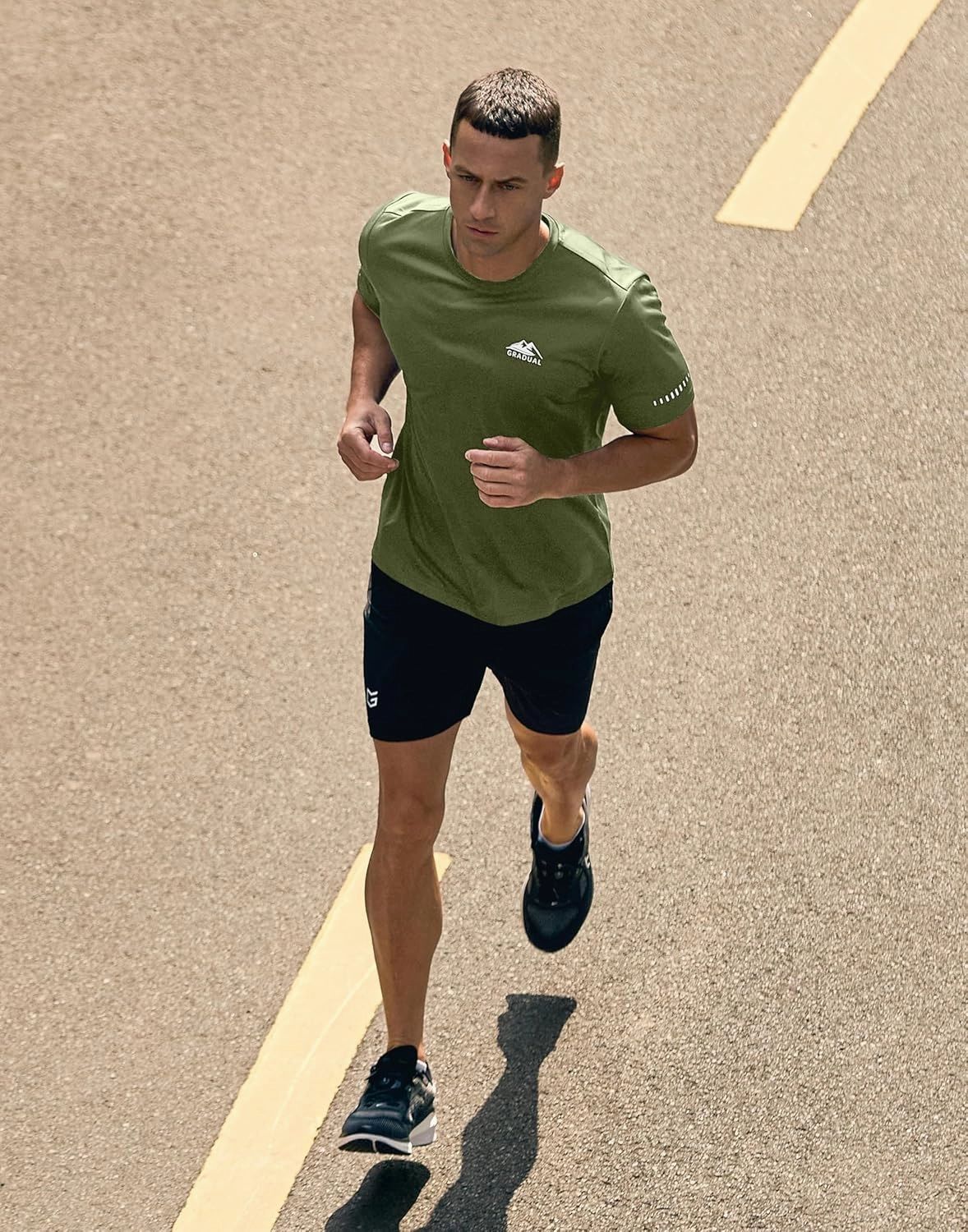Men's UPF 50  Sun Protection Dry Fit Workout T-Shirts Rash Guard Swim Shirts Moisture Wicking Tee for Athletic, Beach, Hiking