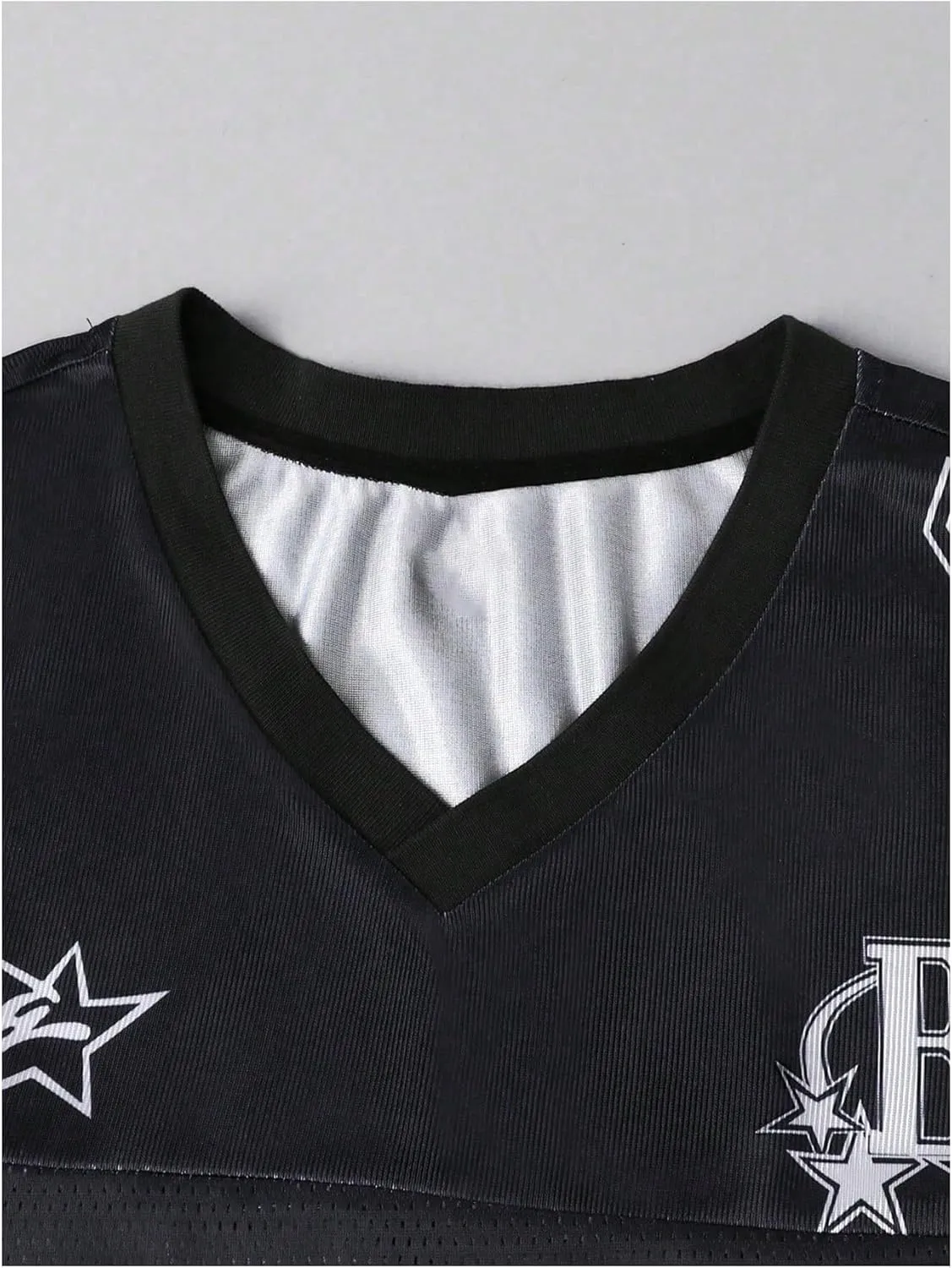 Men's Number Graphic Jersey Shirts Y2K Graphic Short Sleeve Streetwear Tee Shirt Top