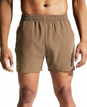 MIER Men's 5 Inch Running Athletic Shorts with Pockets Quick Dry Lightweight Gym Workout Shorts, Elastic Waist