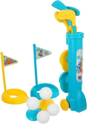 Milisten 1 Set Golf Set Outdoor Golf Clubs Putting Garden Practice Mini Games Plastic Golf Balls for Golf Clubs Golf Kit Sports Golf Game Abs