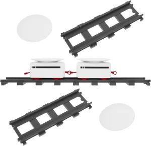 Milisten 4sets Electric Rotating Sushi Toy Track Set Interactive Sushi Rolling Kit for Boys and Girls Social Skills Safe and Stable Train Toy for Imaginative Play and Creative Exploration