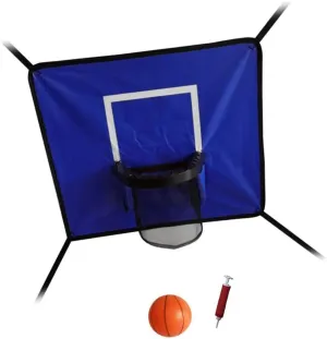 Mini Basketball Hoop for Trampoline with Ball and Pump Accessories for Kids and Adults