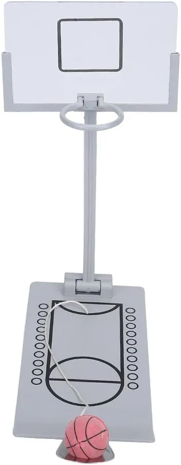 Mini Basketball Hoop Set Fun Desktop Shooting Game Relax Toy Reduce Pressure for Office or Home