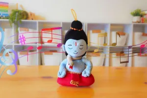 MODI TOYS Shiv Shankar (Small 7 inch) Mantra Singing Plush Toy | Ideal for Newborns, Infants, Toddlers, Grandparents | Best for Diwali, Baby Shower, Birthday | Teddy Bear Panda Elephant