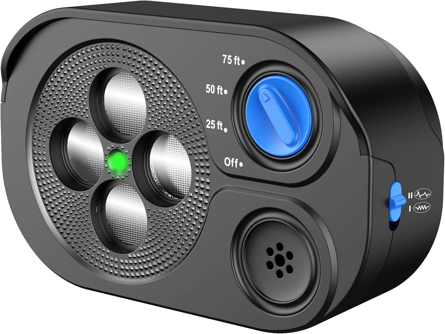 MODUS 2025New Anti Barking Device, Bark Box Rechargeable Dog Barking Deterrent with Variable Ultra Frequency/6 Modes/IP65 Waterproof Dog Silencer Stop Neighbors‘ Dog from Barking Up to 75ft(Black)