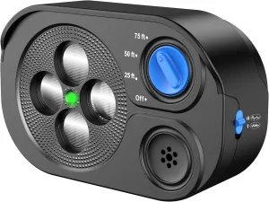 MODUS 2025New Anti Barking Device, Bark Box Rechargeable Dog Barking Deterrent with Variable Ultra Frequency/6 Modes/IP65 Waterproof Dog Silencer Stop Neighbors‘ Dog from Barking Up to 75ft(Black)
