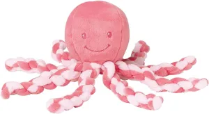 Nattou Octopus Soft Toy, for Newborns and Premature Babies, 23 cm, Pink, 878715