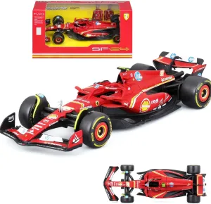 New 2024 1/43 F1 SF24#55 Alloy Racing Model Car for 1:43 Formula 1 SF24#55 Sainz Ferari Die Cast Adult Collection (Color Box Packaging Version)