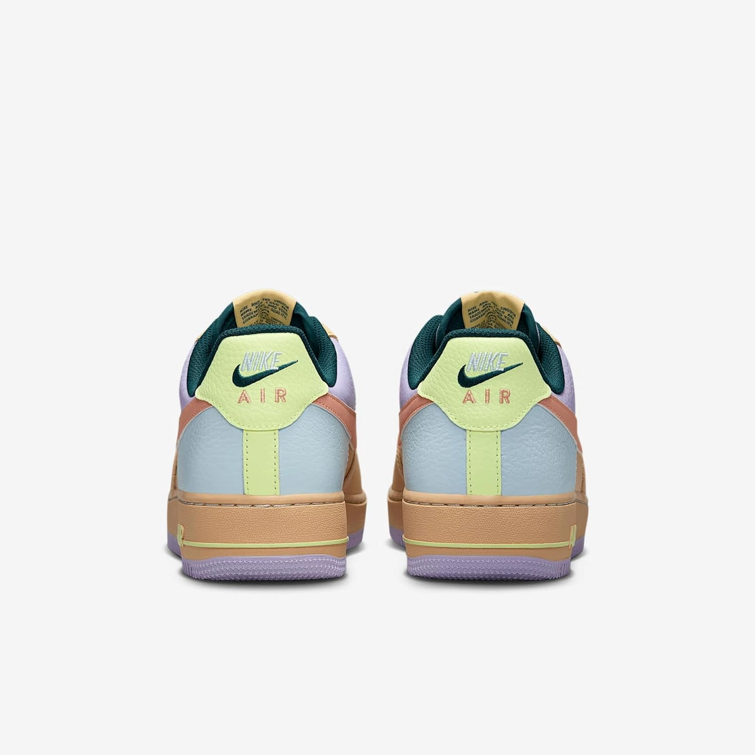 Nike Air Force 1 '07 Men's Shoes (IB4493-252, Sesame/Hydrangeas/Soft Yellow/Apricot Agate)
