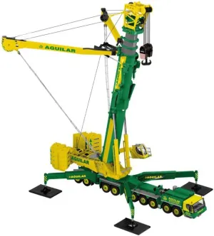 NZG for Liebherr LTM 11200-9.1 Mobile Crane Aguilar Yellow Green 1/50 DIECAST Truck Pre-Built Model