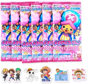 One-Piece! Card Game Extra Booster Memorial Collection EB-01 | 6pack Set x 6 Sheets = 36 Sheets Japanese Edition, Card Games for Adults, Collectible Cards with Random Stickers, Fun Family Game