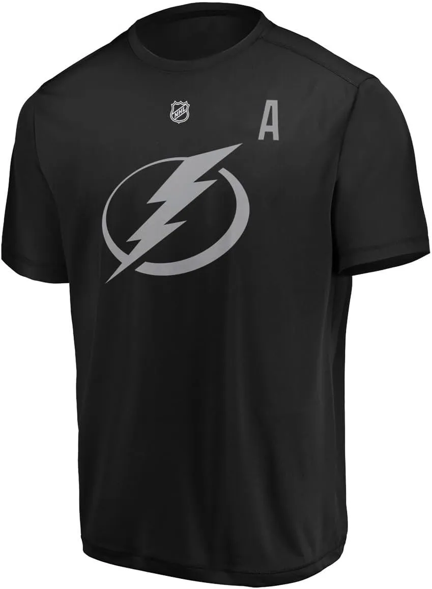 Outerstuff Nikita Kucherov Tampa Bay Lightning #86 Youth Boys 3rd Jersey Alternate Captain Name & Number Performance T-Shirt
