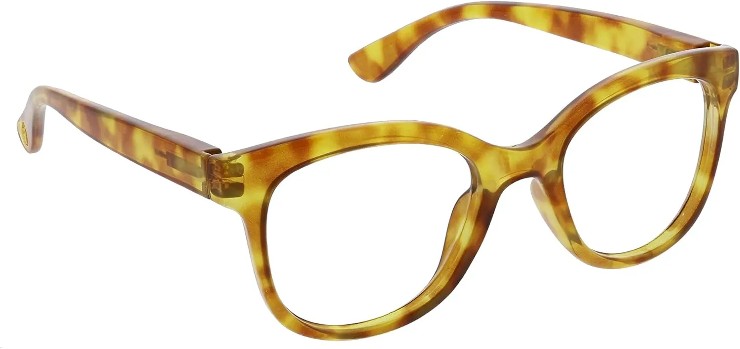 Peepers by PeeperSpecs Women's Grandview Soft Square Blue Light Blocking Reading Glasses