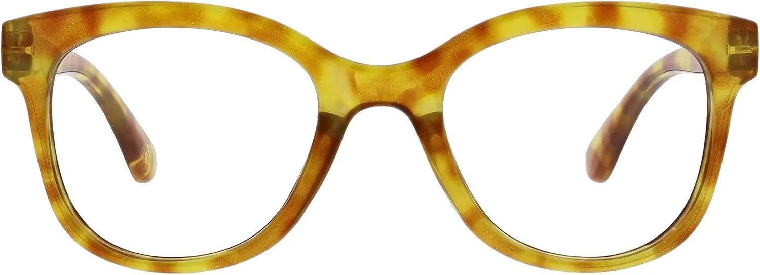Peepers by PeeperSpecs Women's Grandview Soft Square Blue Light Blocking Reading Glasses