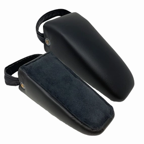 Pelvic Sacral SOT Blocks Non Slip Base 1/Pair Upholstered Black