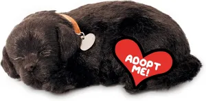 Perfect Petzzz - Original Petzzz Black Lab, Realistic, Lifelike Stuffed Interactive Pet Toy, Companion Pet Dog with 100% Handcrafted Synthetic Fur