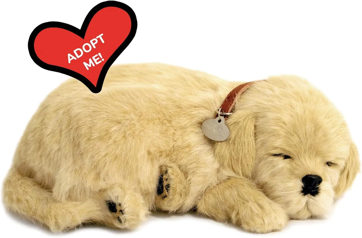 Perfect Petzzz - Original Petzzz Golden Retriever, Realistic, Lifelike Stuffed Interactive Pet Toy, Companion Pet with 100% Handcrafted Synthetic Fur