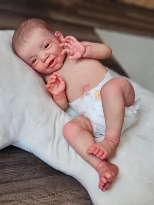 Pinky Reborn Baby Dolls Full Body Silicone Doll Boy,20 Inch Newborn Baby Dolls Toy for Xmas Gifts