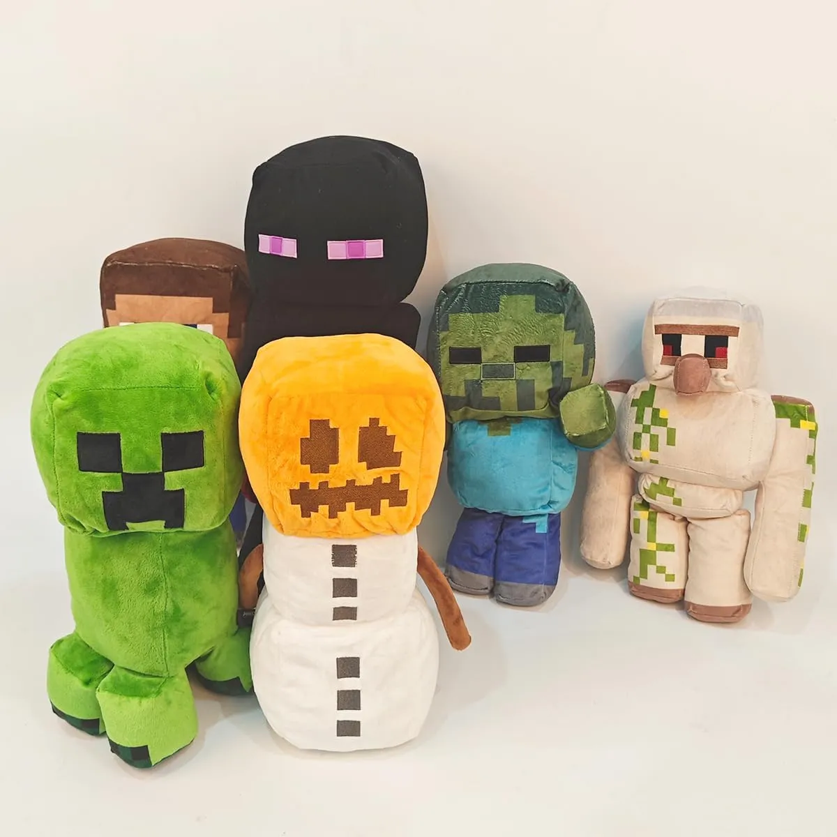 Pixel-Style Game Basic Plush Character Soft Toy, Video Game-Inspired Collectible Plushies Gifts for Kids & Fans (Creeper)