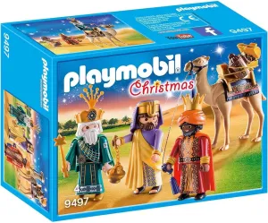 Playmobil 9497 Christmas Three Wise Kings, Fun Imaginative Role-Play, PlaySets Suitable for Children Ages 4 