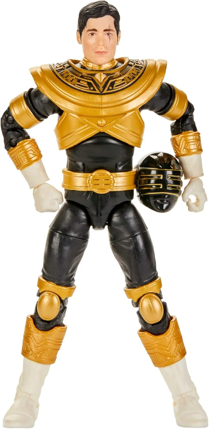 Power Rangers Lightning Collection Zeo Gold Ranger 6-Inch Premium Collectible Action Figure Toy with Accessories