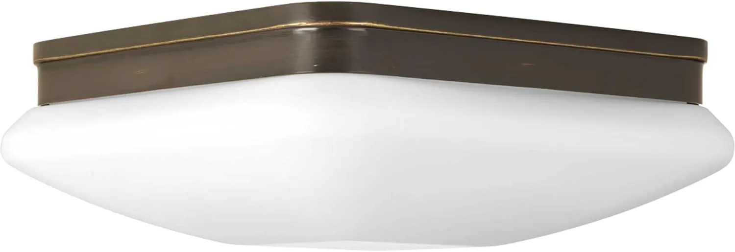 Progress Lighting P3511-15 Appeal 2 Light Flush Mount, 11", Polished Chrome