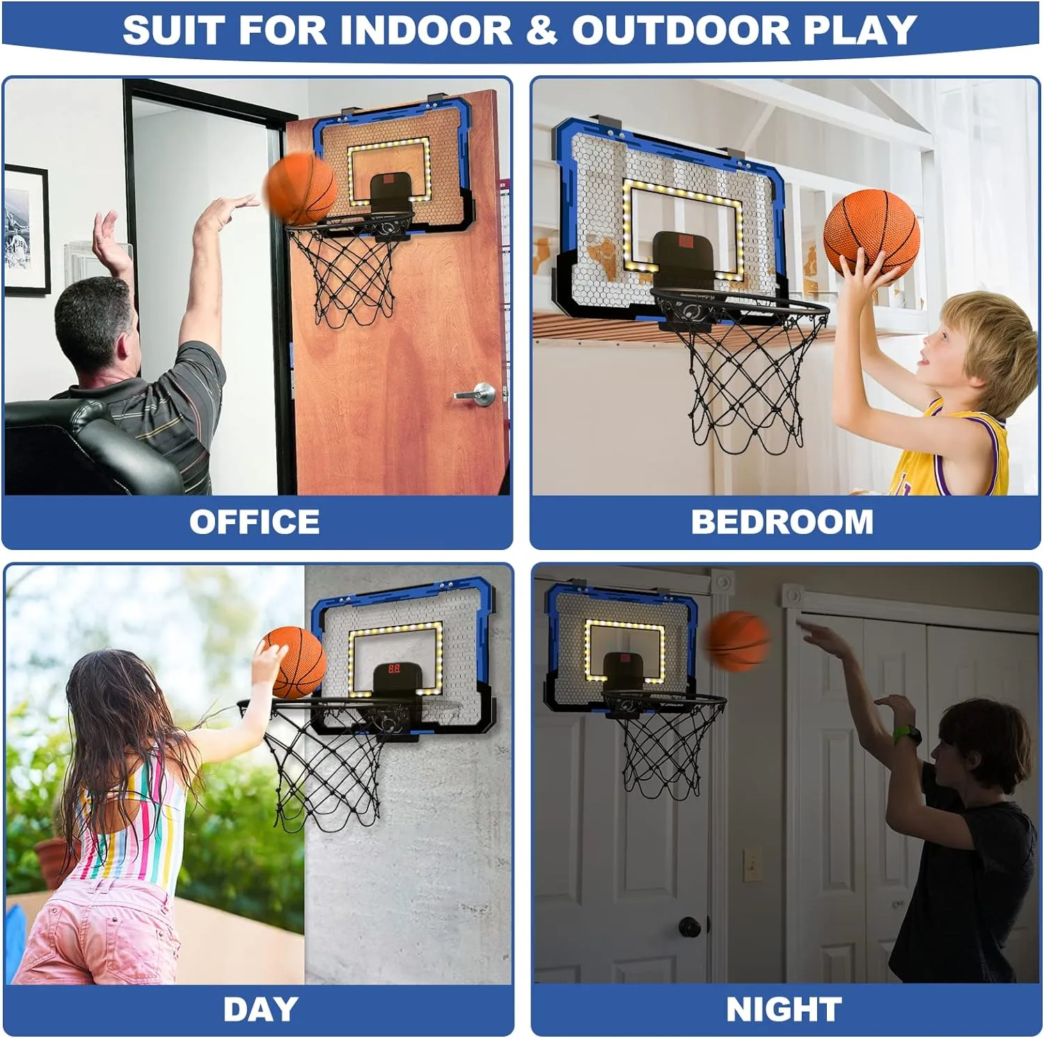 QDRAGON Mini Basketball Hoop