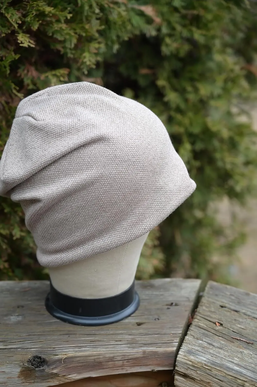 Radiation Protection EMF Hat Beanie Black 5G 4G Slouchie Cap