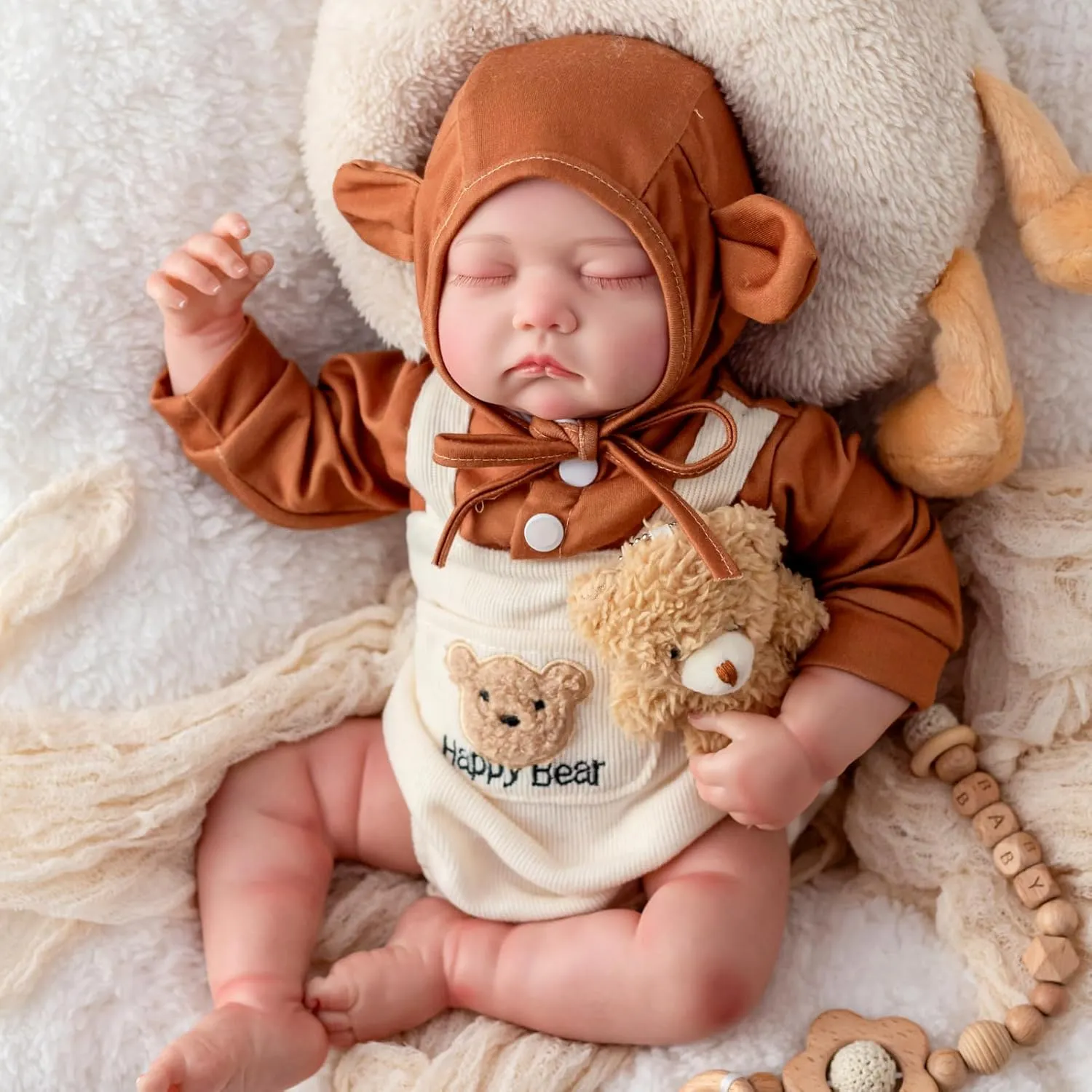 Realistic Baby Girl Dolls- 20-inch Reborn Doll with Lifelike Deatails and Feeding Toy Kit, Gift for Kids 3 , Grandparents, Collectors