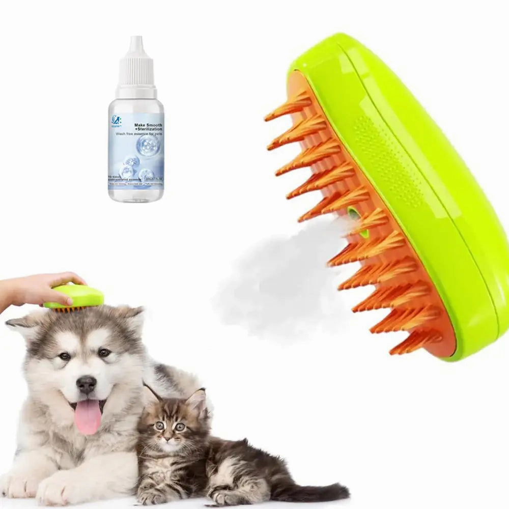 Rechargeable Steam Pet Brush