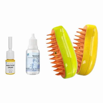 Rechargeable Steam Pet Brush
