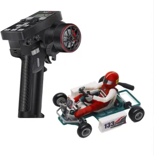 Remote Control Car for Adults - 1/32 2.4G Mini RC Car Kit with Remote Control and 3 Batteries, DIY Car Model Kit, Tiny RC Race Cars Last for 15min, Gift for Christmas Birthday