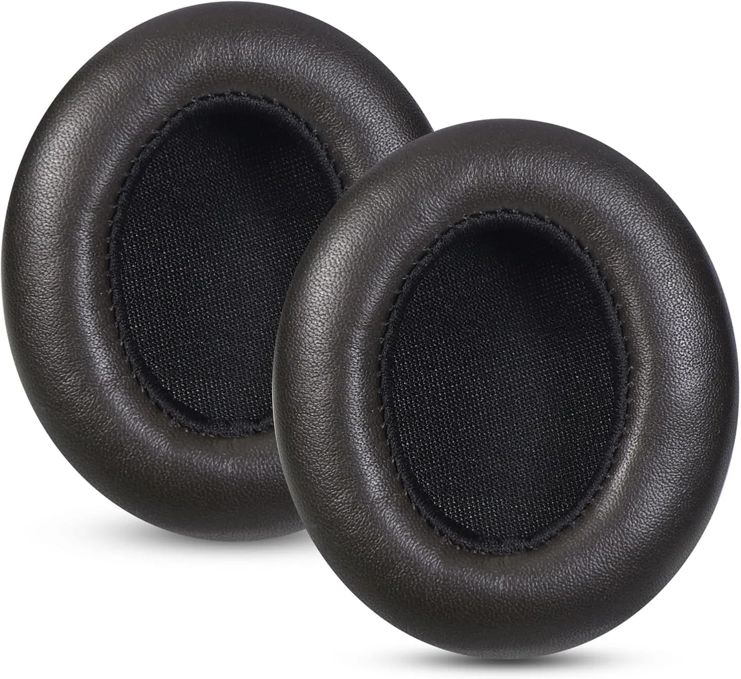 Replacement Ear Pads for SENNHEISER Headphones - Compatible with Momentum 1.0 | Longer Lasting Leather Cushions with Soft Memory Foam Dark Brown Lambskin
