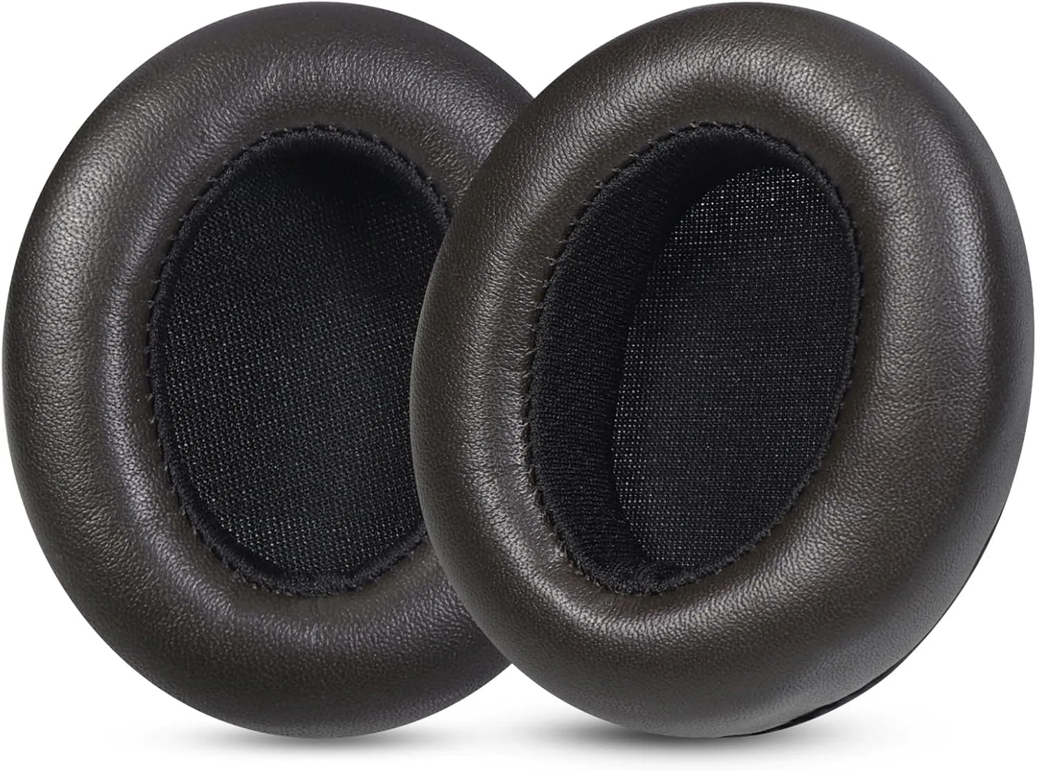 Replacement Ear Pads for SENNHEISER Headphones - Compatible with Momentum 1.0 | Longer Lasting Leather Cushions with Soft Memory Foam Dark Brown Lambskin