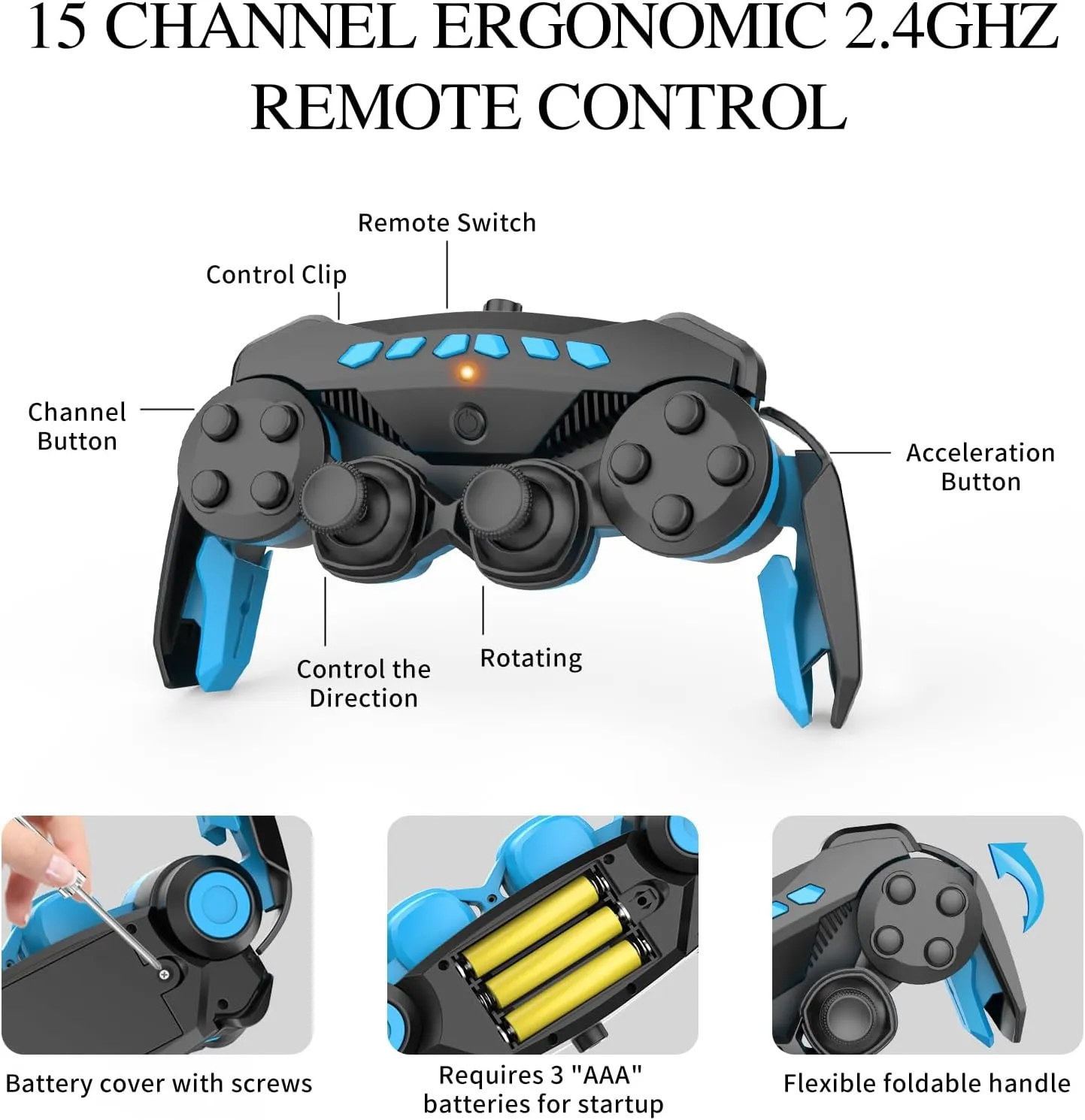 Robot Arm Kit Toys, Flexible Remote Control Robotic Arm with 360° Gripper and Console, 2 in 1 Science Kit Best Birthday Gifts for Kids Adults, No Assembly Required Robot Arm (with Gift)