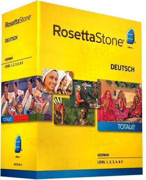 Rosetta Stone German Level 1-5 Set - includes 12-month Mobile/Studio/Gaming Access
