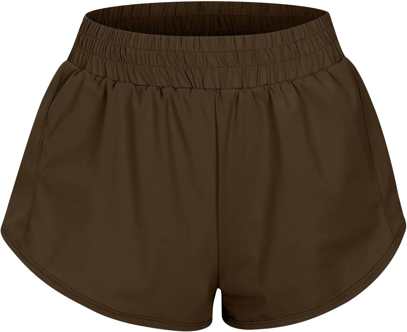 Running Shorts for Women with Pockets High Waisted Tummy Control Athletic Shorts Spandex Compression Short Pants