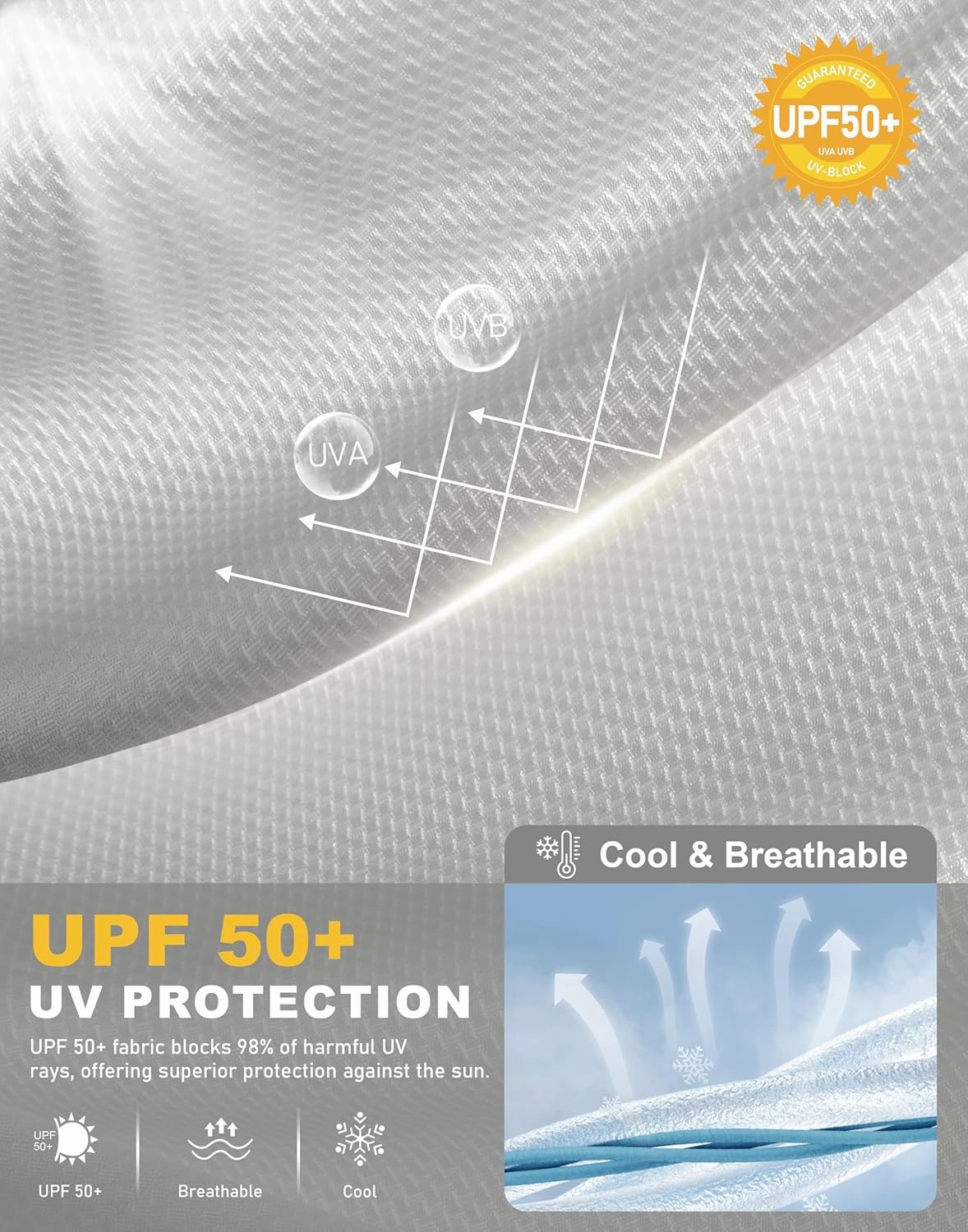 SANTINY Women's UPF 50  UV Jacket Sun Protection Zip up Hoodie Lightweight Summer SPF Long Sleeve Shirts for Hiking Running