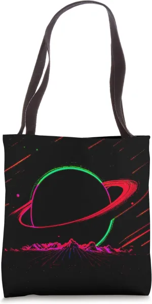 Saturn The Celestial Planet Tote Bag