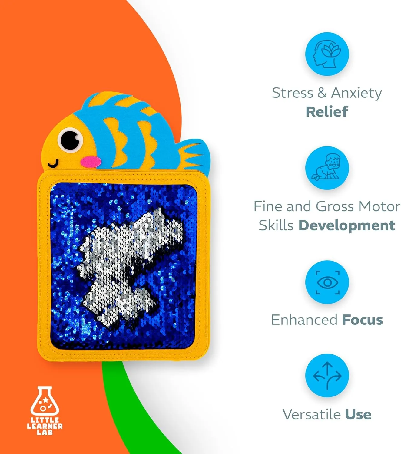 Sensory Zoo Buddies: 8-Pack Large Sensory Mats for Autistic Children | Sensory Toys for Kids with Autism | Sensory Toys for Autistic Children | Toys for Autistic Kids Ages 3-5