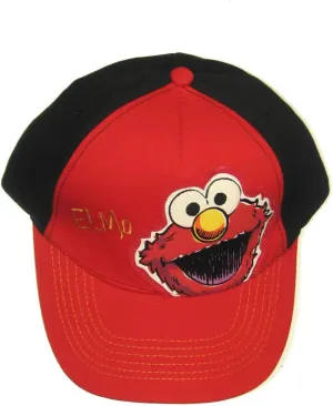 Sesame Street Elmo Face Boys Baseball Cap UPF 50  Sun Hat Red Coppertone