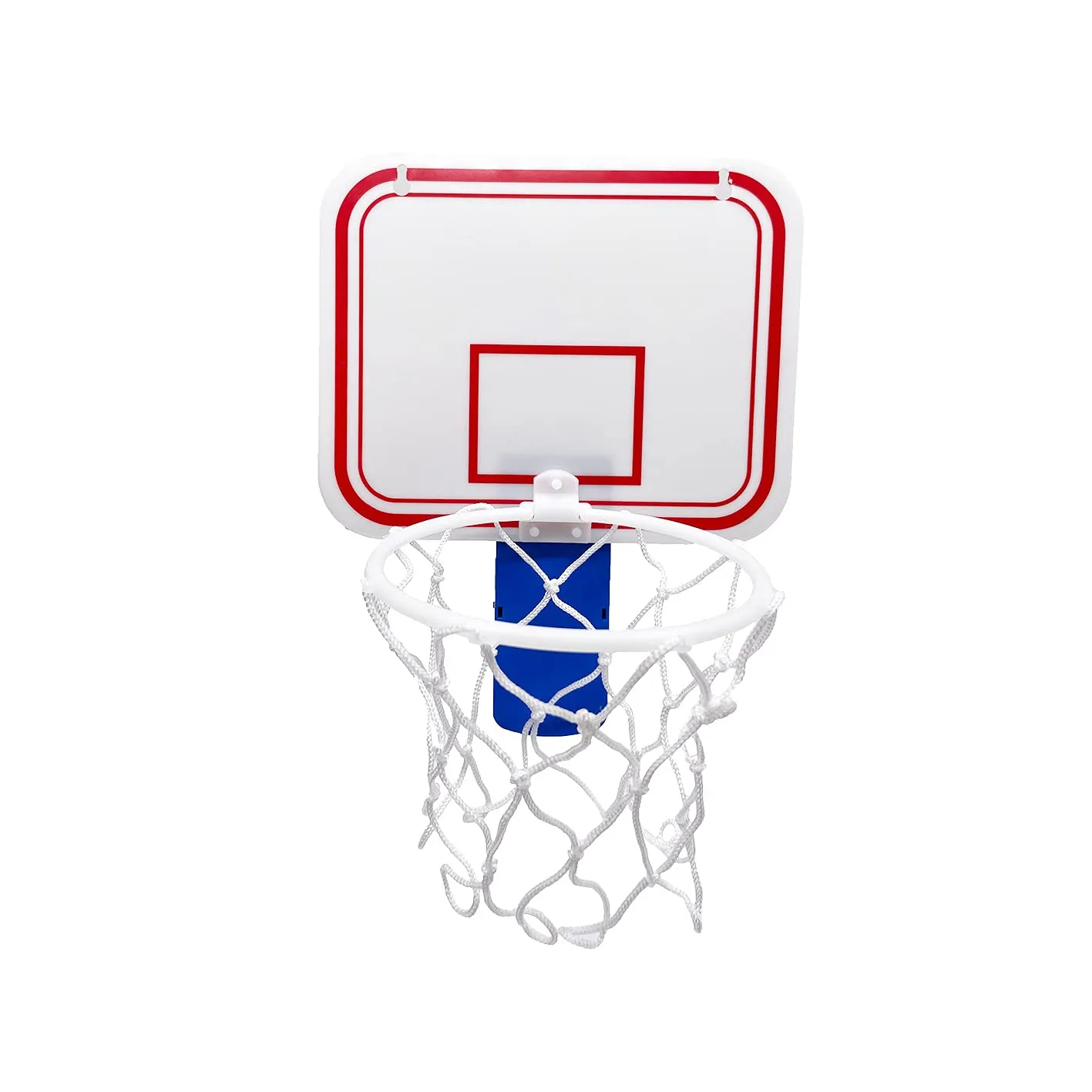 Silfrae Mini Basketball Hoop Office Trash Can Basketball Goal for Garbage Can Office and Bed Room (Blue, 7.9 Inches * 6.3 Inches)
